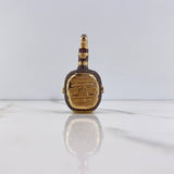 Pendant Buchanan's Bottle 20.8gr / 4.7cm / Orange Zircons Yellow Gold &