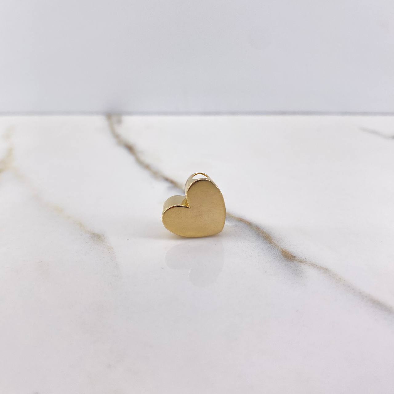 Pendant Heart 2.25gr / 1.3cm / Smooth Yellow Gold $
