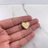 Pendant Heart 2.25gr / 1.3cm / Smooth Yellow Gold $