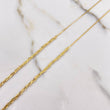 Cadena Rumana 2.9gr / 45cm / 3mm Trenzada Oro Amarillo +3 $