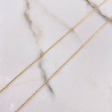 Military Chain 2.25gr / 50cm / 0.7mm Diamond Cut Yellow Gold +3 $