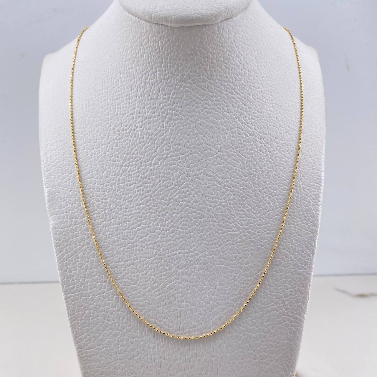 Military Chain 2.25gr / 50cm / 0.7mm Diamond Cut Yellow Gold +3 $