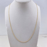 Military Chain 2.25gr / 50cm / 0.7mm Diamond Cut Yellow Gold +3 $