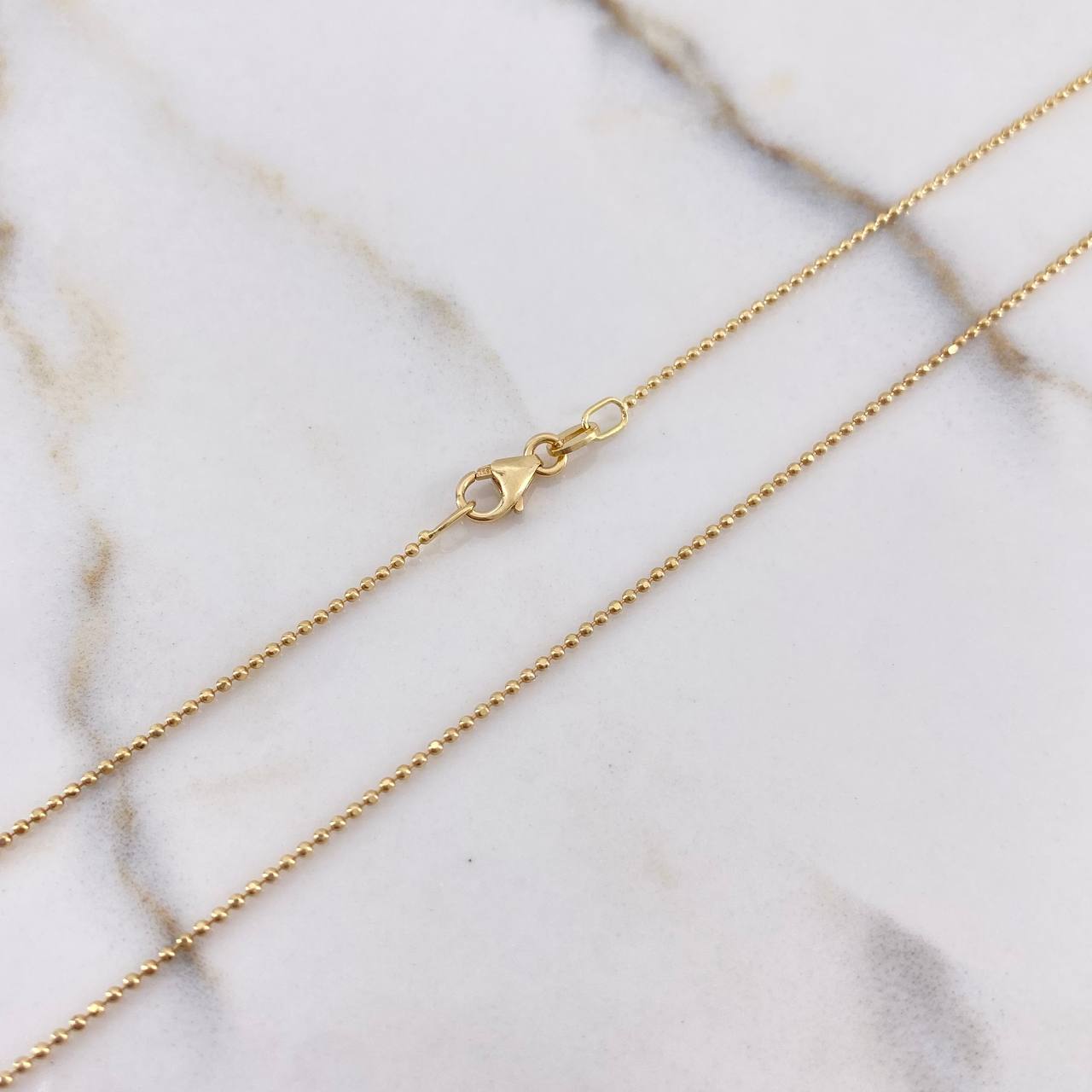 Military Chain 2.35gr / 50cm / 0.7mm Diamond Cut Yellow Gold +3 $