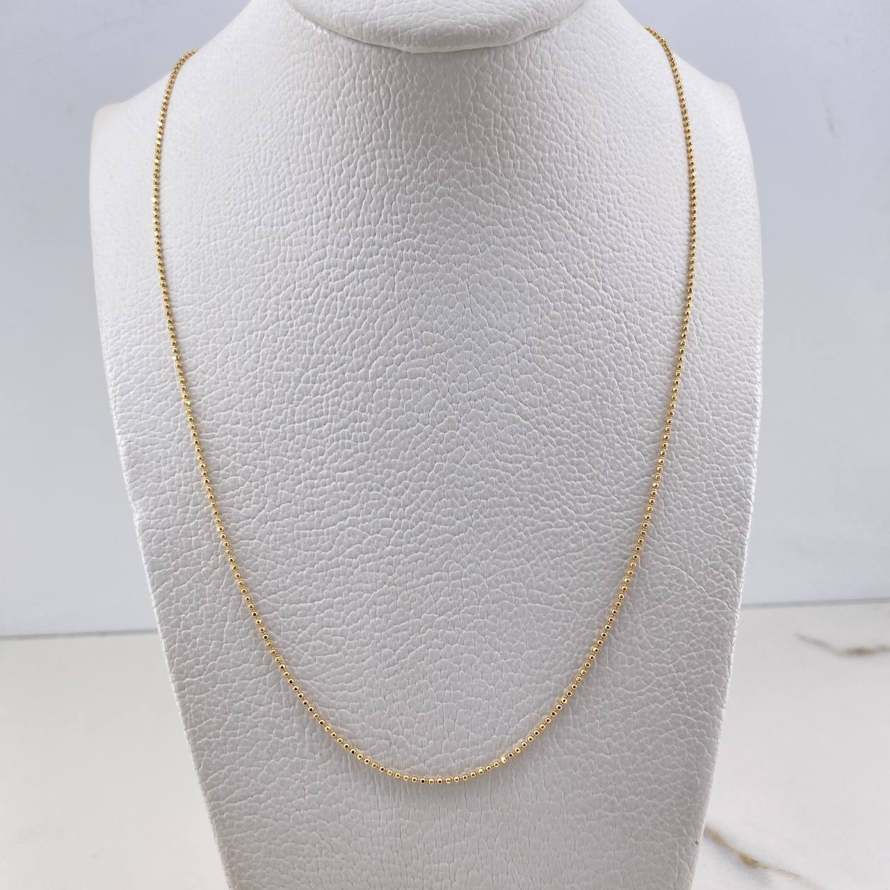 Military Chain 2.35gr / 50cm / 0.7mm Diamond Cut Yellow Gold +3 $