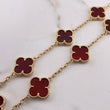 Classic Link Chain Clover VCyA 26.5gr / 45cm / Agatha Yellow Gold  $