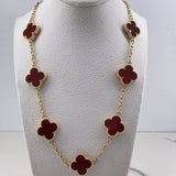 Classic Link Chain Clover VCyA 26.5gr / 45cm / Agatha Yellow Gold  $