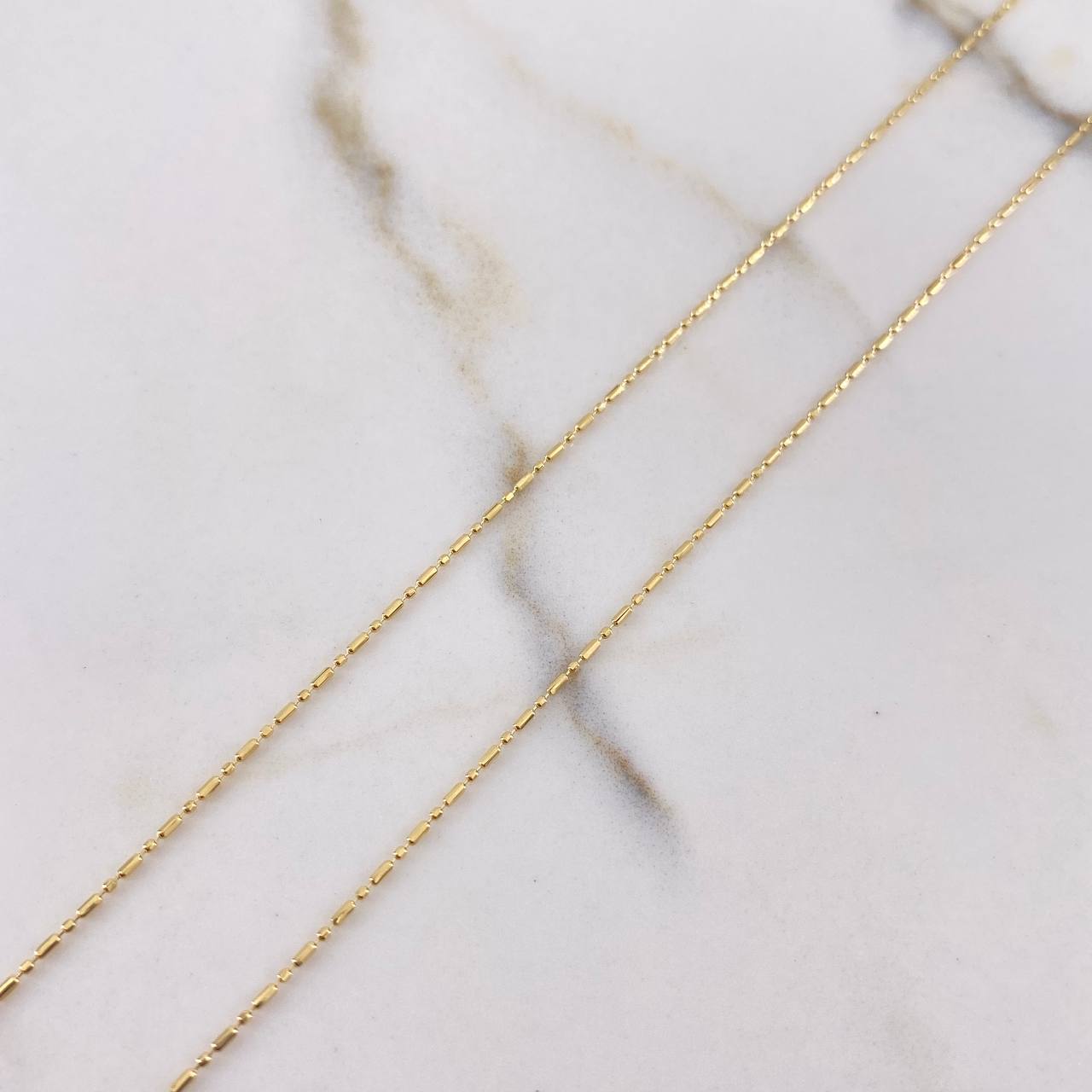 Morse Chain 1.4gr / 45cm / 1mm Yellow Gold +3 $