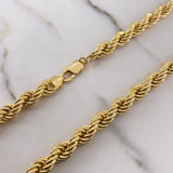 Rope Chain 41.4gr / 65cm / 8mm Yellow Gold +3