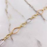 Bracelet Gitana 4.25gr / 20cm / Earrings / Three Golds +3 &