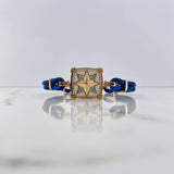 Pulso Brujula 14.4gr / 19cm / Circones Celestes Oro Amarillo &