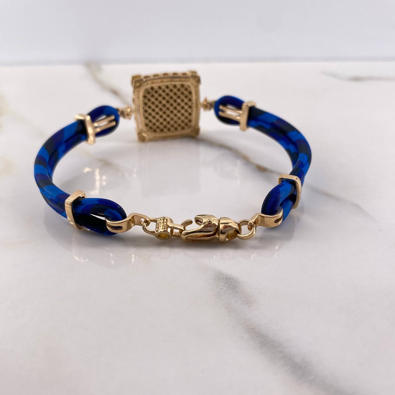 Pulso Brujula 14.4gr / 19cm / Circones Celestes Oro Amarillo &