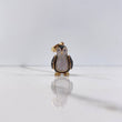 Dije Pingüino 9.05gr / 3.3cm / Circones Negros Blancos Oro Amarillo $