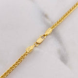 Cadena Franco 5.35gr / 45cm / 3mm Oro Amarillo +4 $