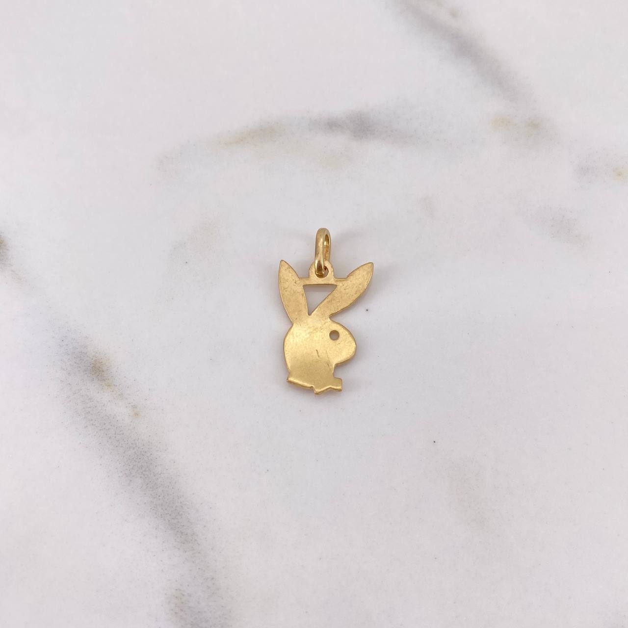 Pendant Rabbit 1.45gr / 2cm / Smooth 18K Yellow Gold $