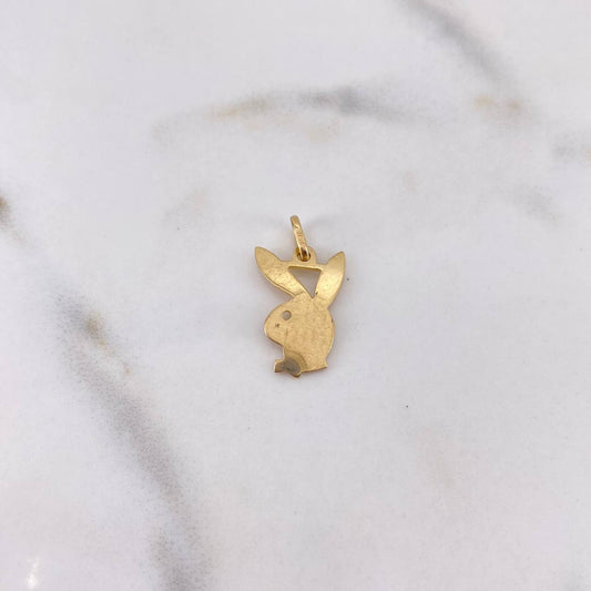 Pendant Rabbit 1.45gr / 2cm / Smooth 18K Yellow Gold $
