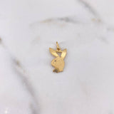 Pendant Rabbit 1.45gr / 2cm / Smooth 18K Yellow Gold $