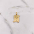 Pendant Parchment Plate Christ 2.65gr / 2.4cm / 18K Yellow Gold $