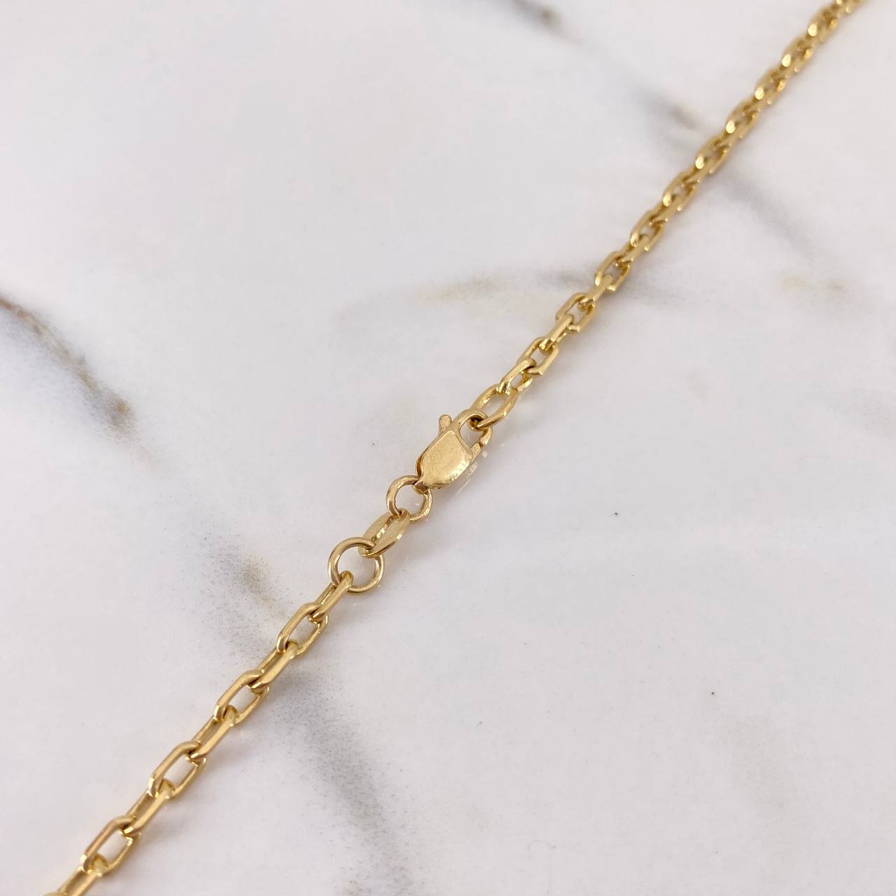 Paperclip Chain 18.5gr / 60cm / 2.6mm 18K Yellow Gold $