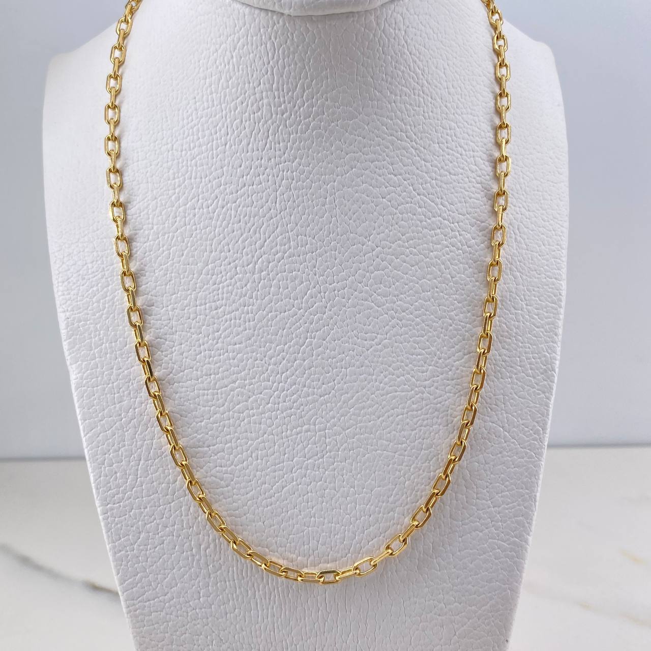 Paperclip Chain 18.5gr / 60cm / 2.6mm 18K Yellow Gold $