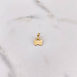 Pendant Butterfly 0.4gr / 1.4cm / Emerald 6 Pts 18K Yellow Gold (Jewel) &
