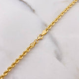 Rope Chain 8.1gr / 60cm / 2.9mm Yellow Gold +3 18K &