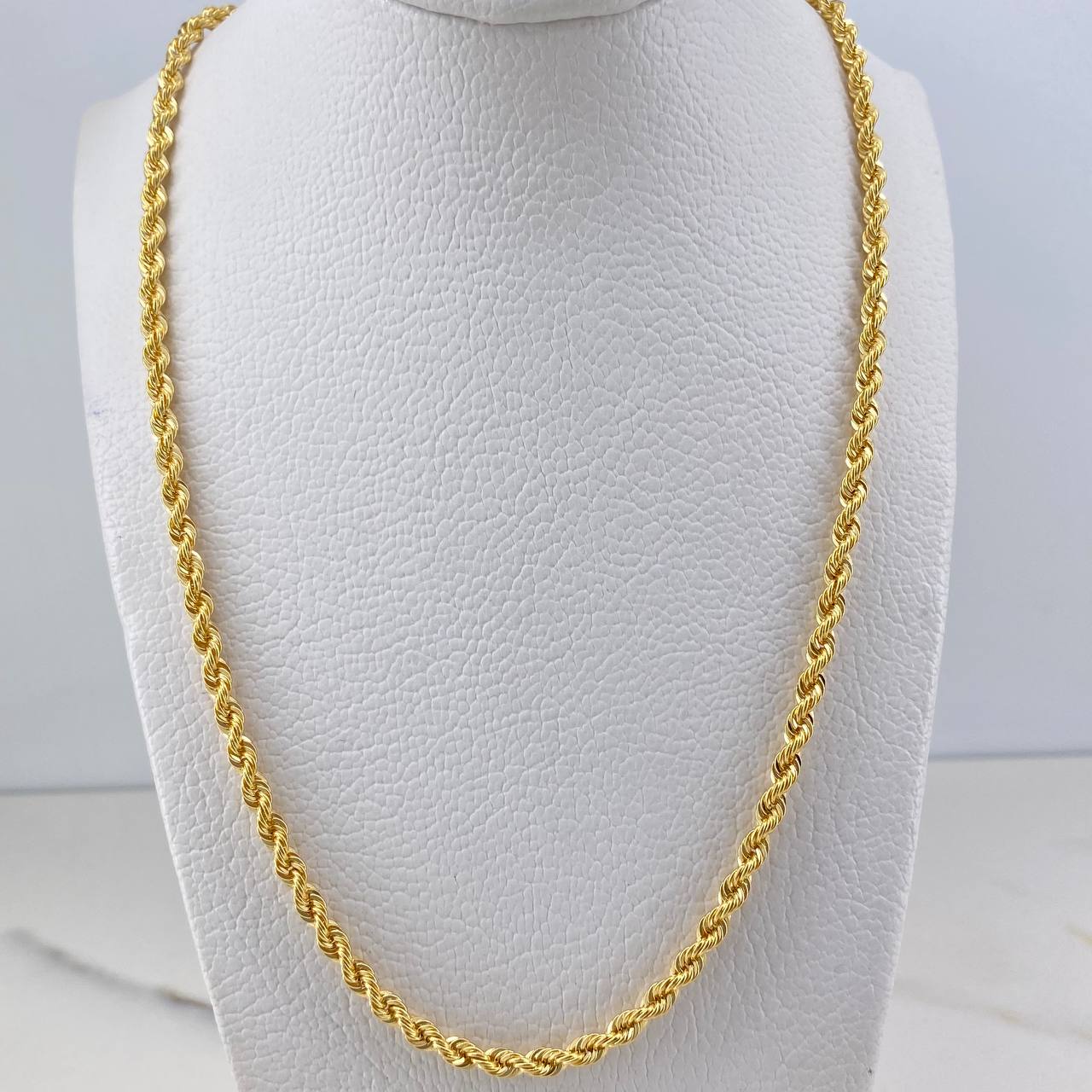 Rope Chain 8.1gr / 60cm / 2.9mm Yellow Gold +3 18K &