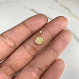 Pendant Letter W 0.35gr / 1.3cm / Smooth Yellow Gold $