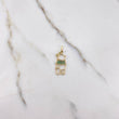 Pendant Honey Bear 1.6gr / 3cm / Green Zircons Yellow Gold $