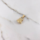 Pendant Bag 1.7gr / 2cm / Yellow Gold Stamped $