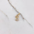 Pendant Auto 1.6gr / 2cm / White Zirconia Two-tone Yellow and White Gold $