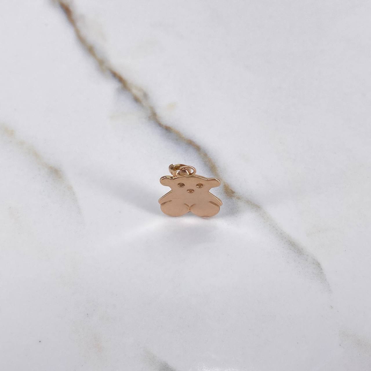Pendant Bear Ts 1gr / 2.5cm / Smooth Rose Gold $