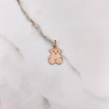 Pendant Bear Ts 1.1gr / 2.5cm / Smooth Rose Gold $