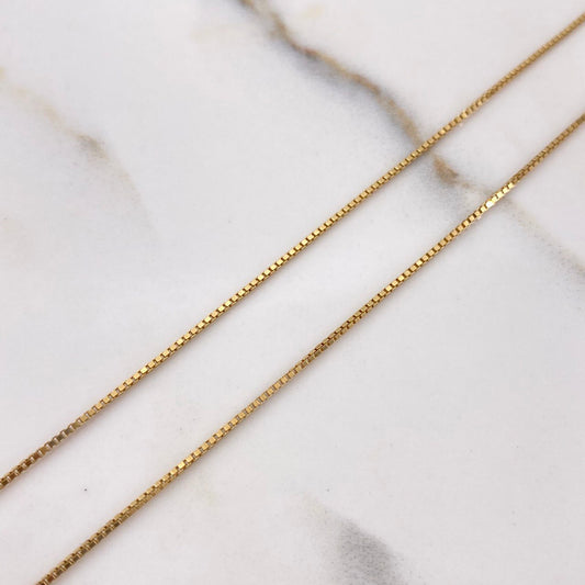 Venetian Chain 3.45gr / 60cm / 0.7mm Yellow Gold +3 $