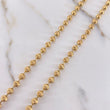 Cadena Militar 24.6gr / 55cm / 3.8mm Bolas Diamantadas Oro Amarillo +3 $