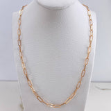 Paperclip Chain 4.95gr / 60cm / 4mm Rose Gold +3 $