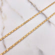 Cadena Escalera Plana 8.05gr / 60cm / 3mm Diamantada Oro Amarillo +3 $