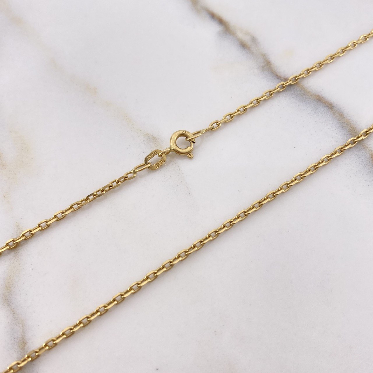 Classic Link Chain 4.9gr / 50cm / 1mm Yellow Gold +3 $