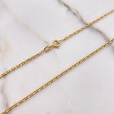 Classic Link Chain 4.9gr / 50cm / 1mm Yellow Gold +3 $
