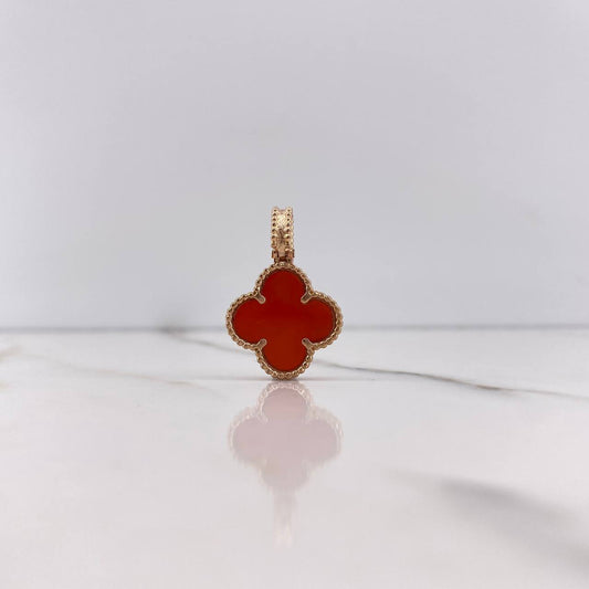 Pendant Clover 6.05gr / 2.7cm / Agatha Yellow Gold &