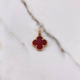 Pendant Clover 5.2gr / 2.7cm / Agatha Yellow Gold &