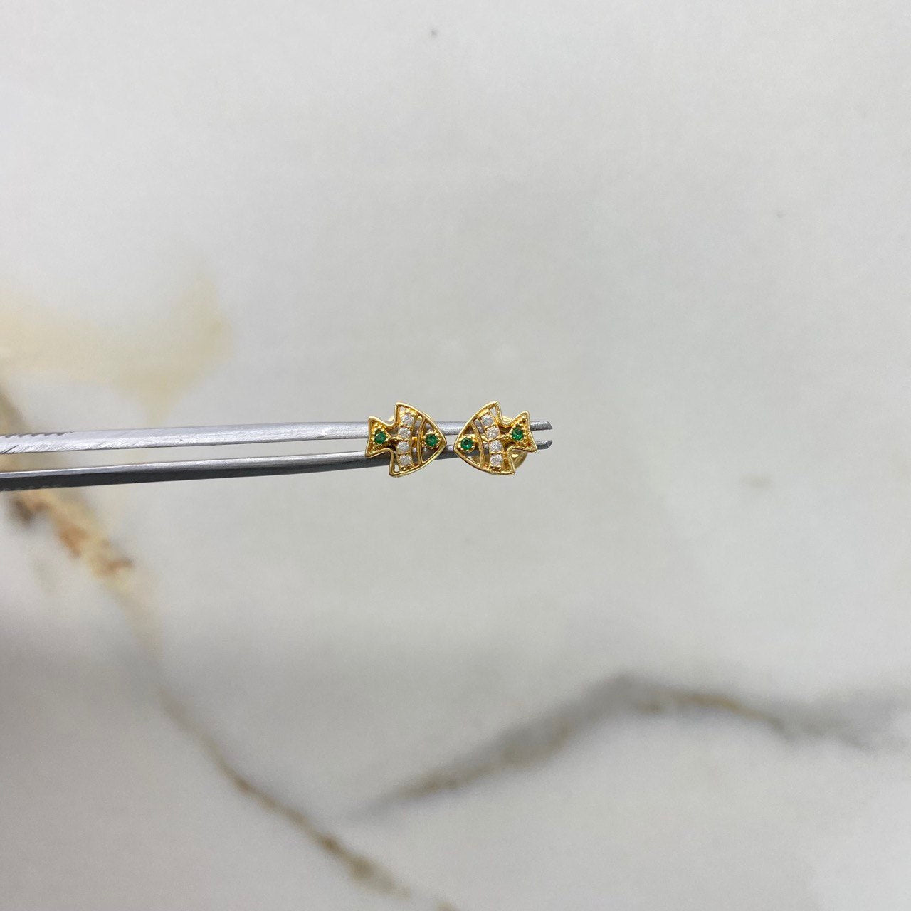 Topos Pez 0.8gr / Circones Blancos Verde Oro Amarillo &