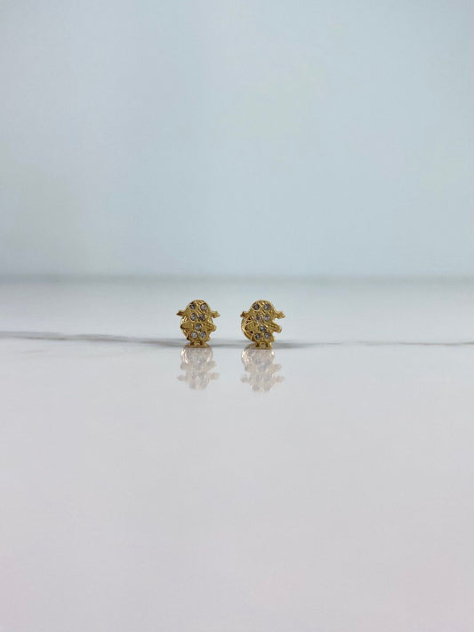 Topos Niña 1.1gr / Circones Blancos Oro Amarillo &