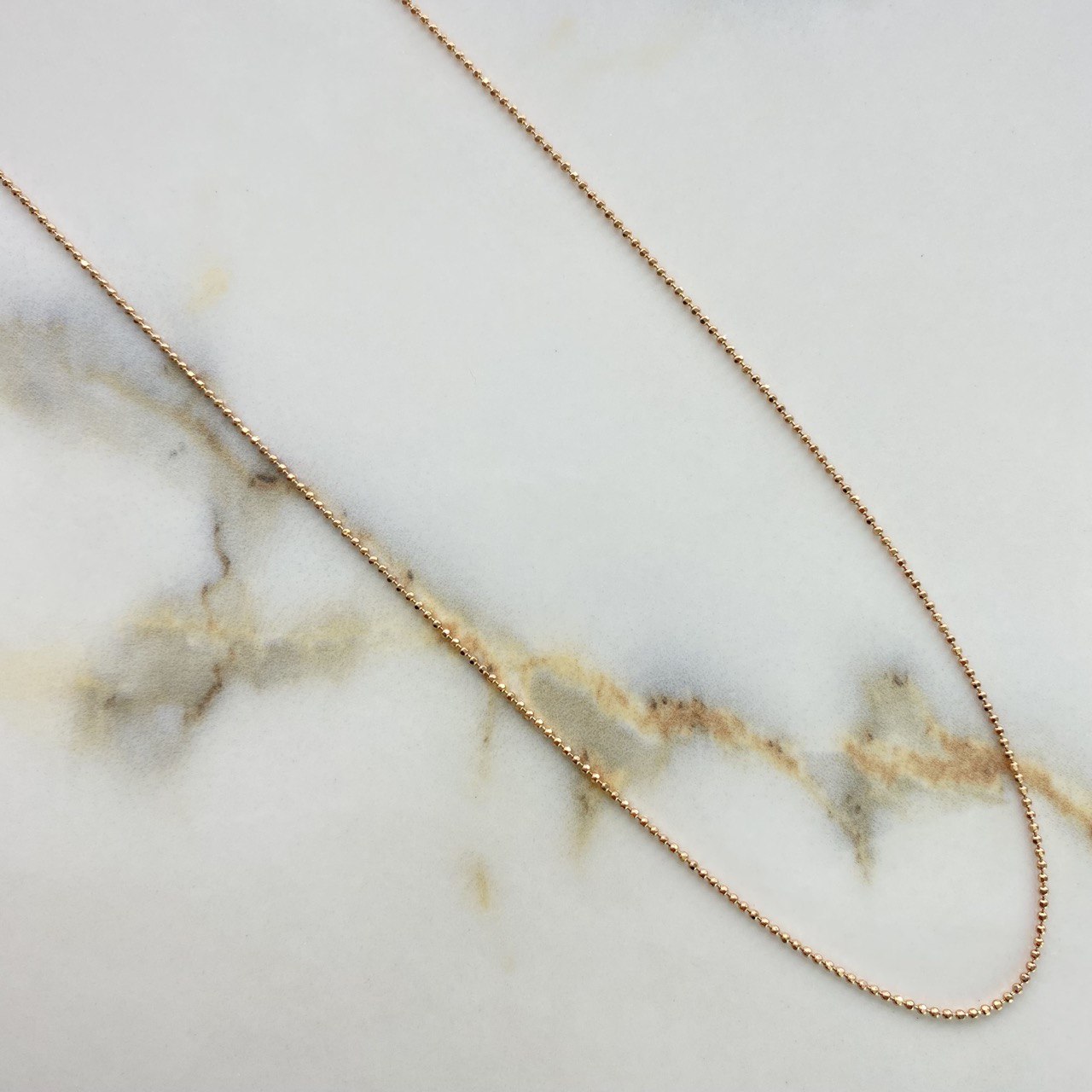 Military Chain 3.4gr / 60cm / 1.2mm Rose Gold +3 $