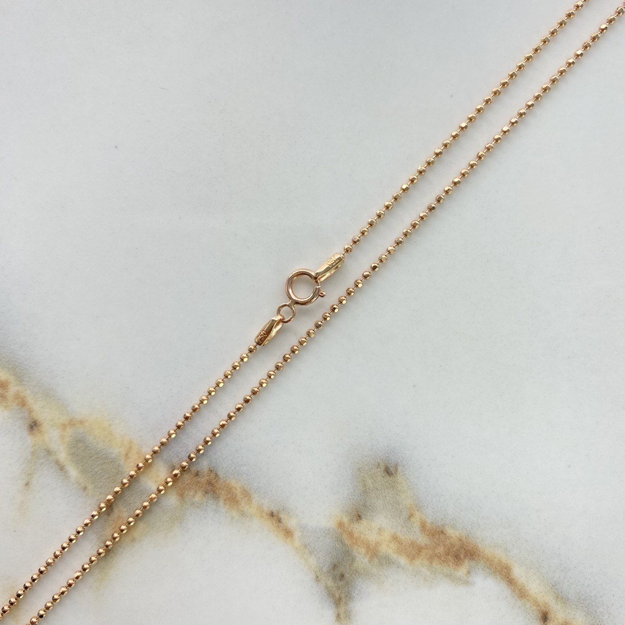 Military Chain 3.4gr / 60cm / 1.2mm Rose Gold +3 $