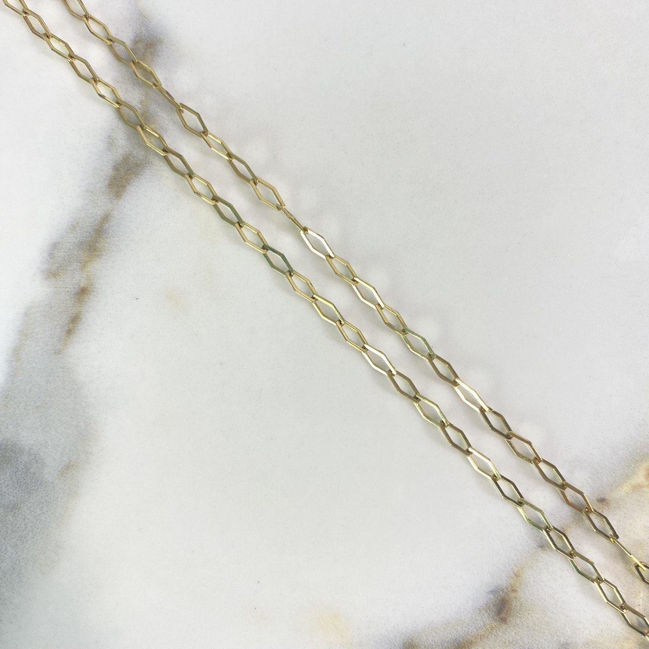Chain Rombicop Rings 3.6gr / 45cm / 2.8mm Yellow Gold +3 $