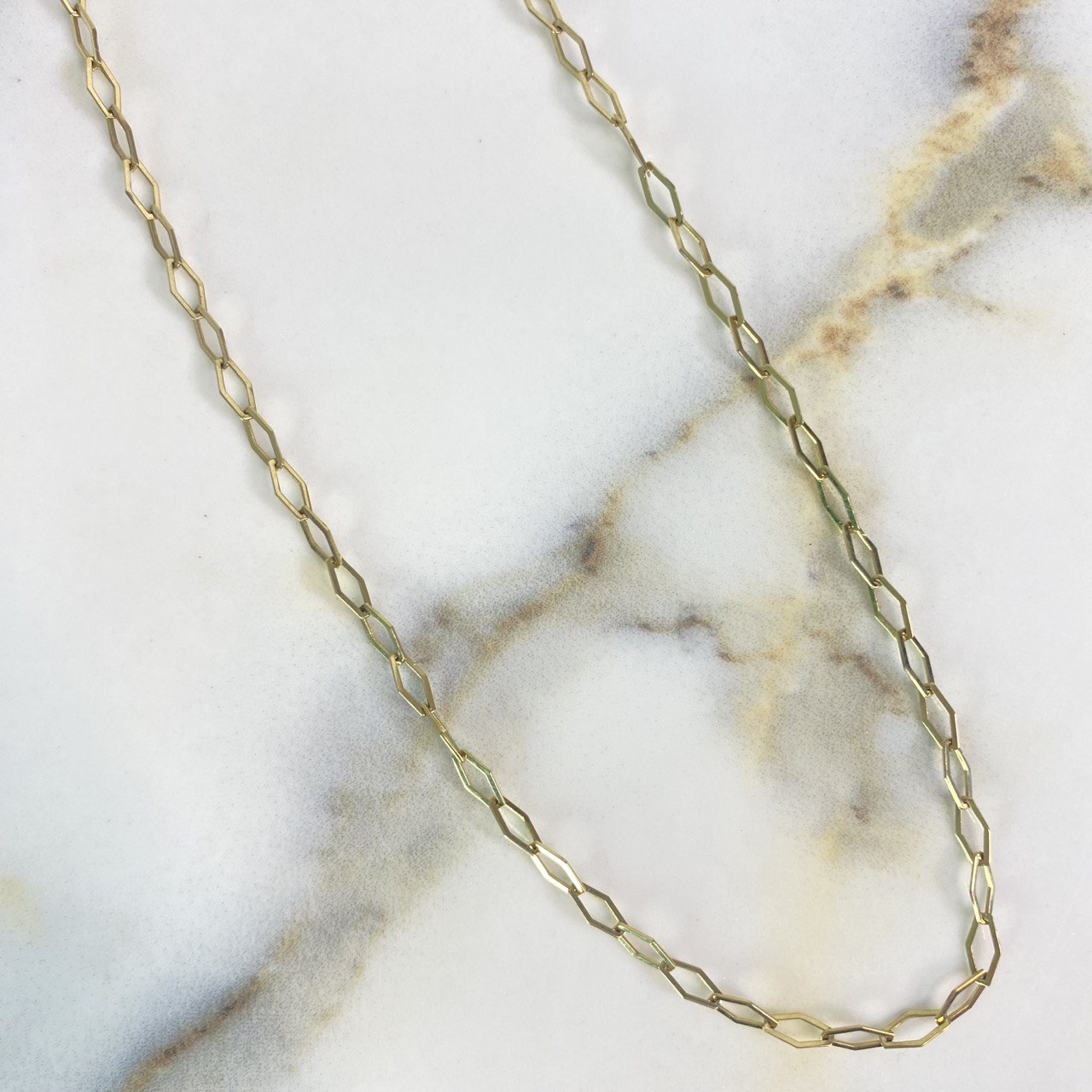Chain Rombicop Rings 3.6gr / 45cm / 2.8mm Yellow Gold +3 $
