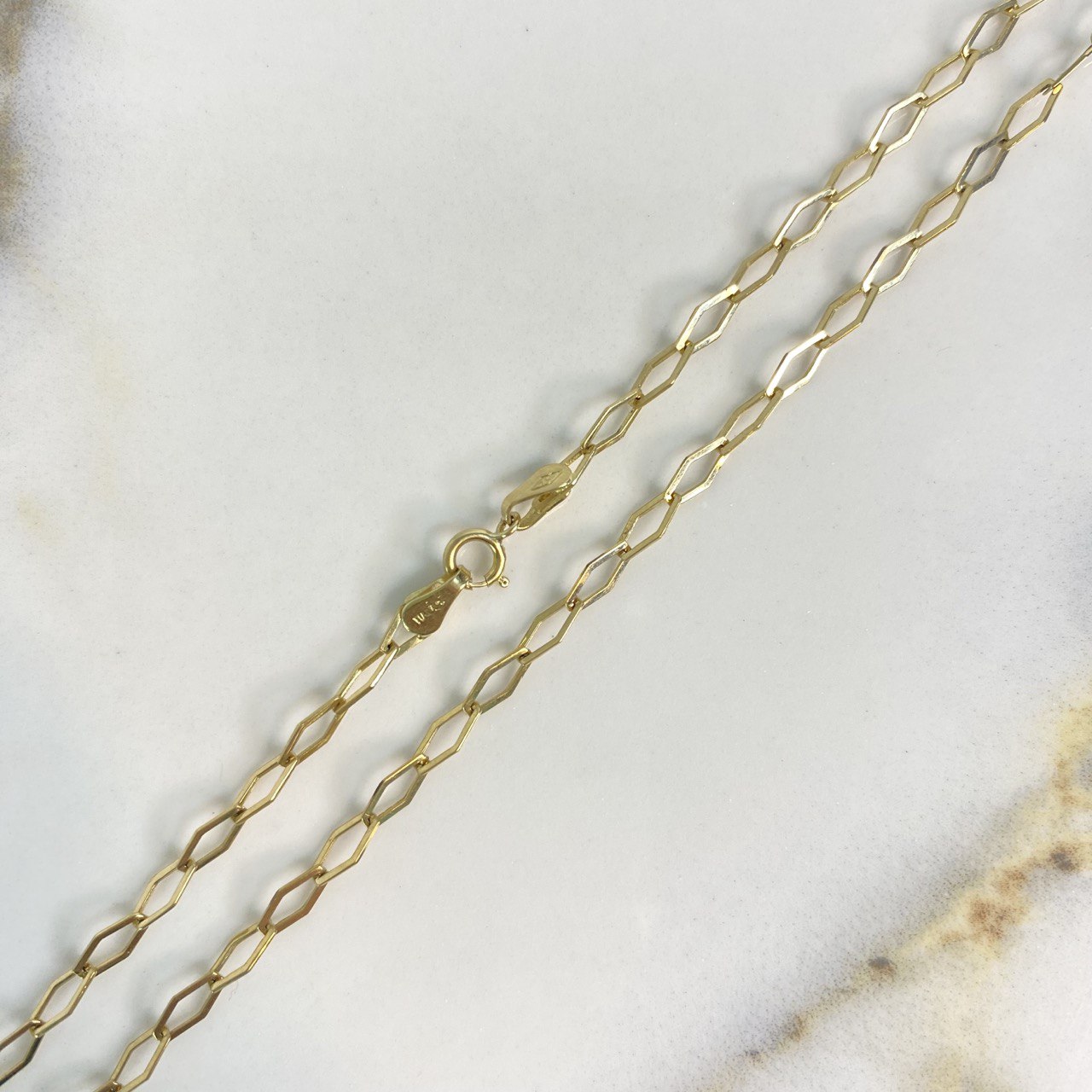 Chain Rombicop Rings 3.6gr / 45cm / 2.8mm Yellow Gold +3 $