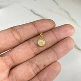 Pendant Letter H 0.35gr / 1.5cm / Smooth Yellow Gold $
