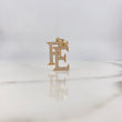 Pendant Faith 2.45gr / 2.7cm / White Zircons Yellow Gold $